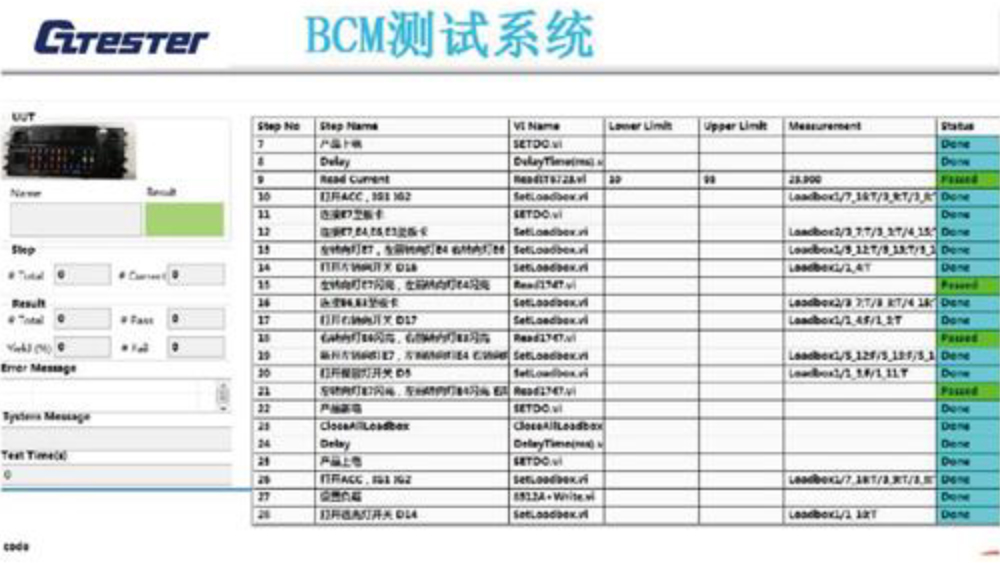 BCM 智能保險絲盒成品測試設(shè)備 BCM 智能保險絲盒成品測試設(shè)備